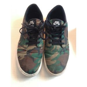 Nike SB Steve Janoski Skate Shoe Camo